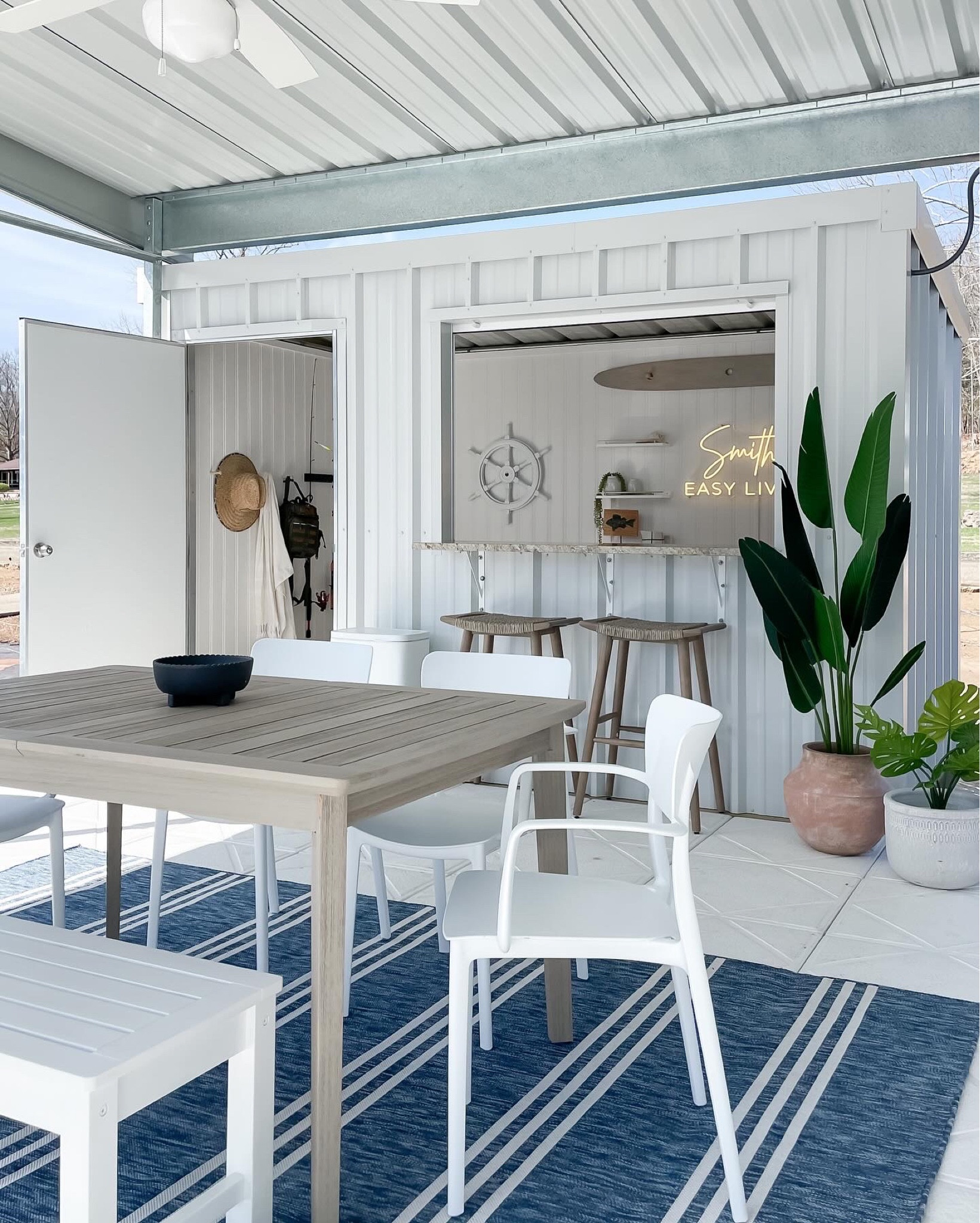 The dock bar build at the lake house is done and I can’t wait for summer to get here! Totally obsessed with this new hangout spot  🌊☀️

#LTKtravel #LTKhome