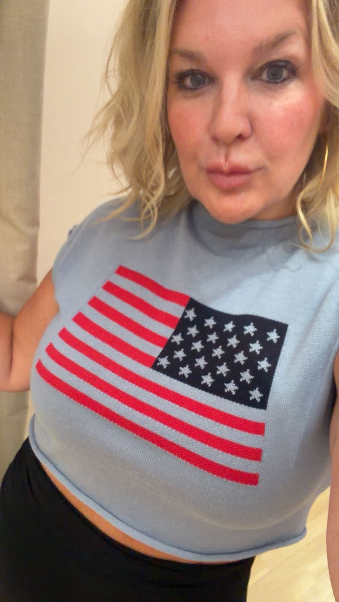 🇺🇸 Red, white, and boutique. My kind of vacation shopping.

While in Raleigh, I stumbled across MIX by Copper Penny and immediately fell in love with this fun American flag knit top. It’s the perfect piece for summer weekends, fireworks, lake days, and everything in between. ❤️🤍💙

Proof that sometimes the best finds happen when you’re not looking for them. If you’re ever in Raleigh, add MIX by Copper Penny to your shopping list. Their collections are known for blending elevated style with effortless Southern charm.  

✨ Outfit details:
• American Flag Knit Top
• Gold hoops
• Summer-ready attitude

#LTKStyle #LTKFashion #SummerStyle #RedWhiteAndBlue #BoutiqueFind #MixByCopperPenny #RaleighNC #BlondeInABenz #Over40Style #Over50Style #WeekendStyle #PatrioticStyle 🇺🇸

#LTKdayinmylife #LTKOver40