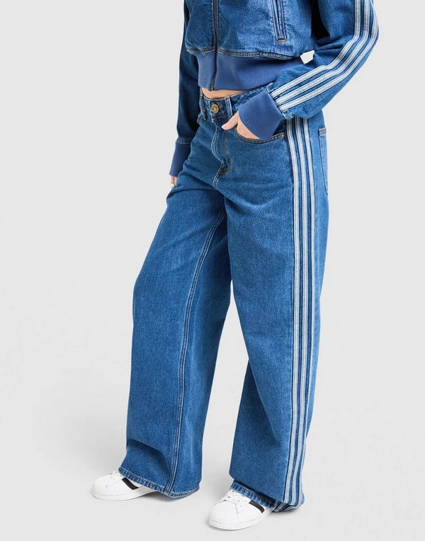 adidas Originals Firebird Denim Track Pants | JD Sports (UK)