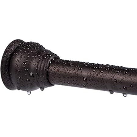 BRIOFOX Bronze Shower Curtain Rod, No Drill, Never-Rust Adjustable Spring Tension Rod 43-73 Inches f | Amazon (US)
