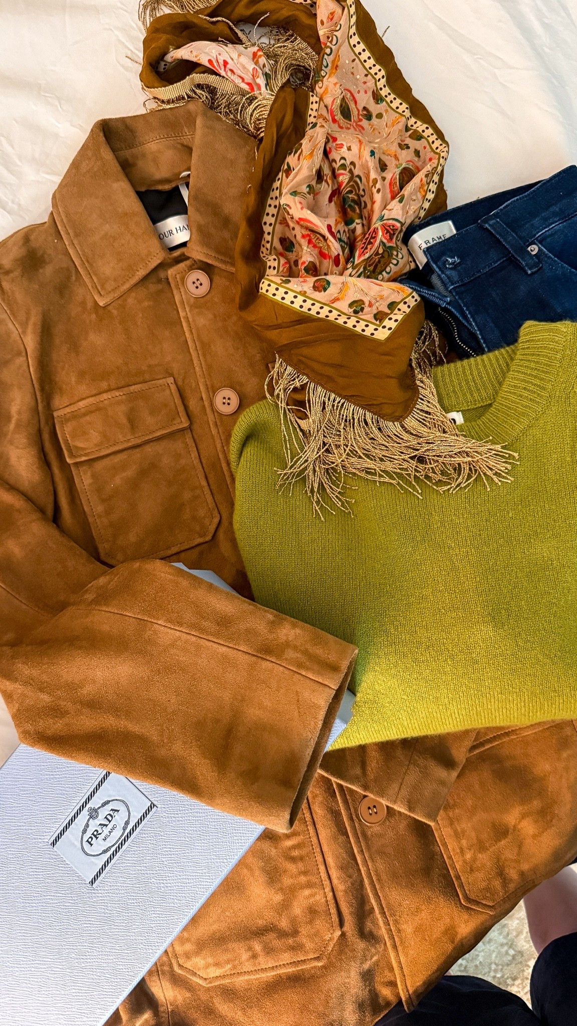 A few fall purchases so far 🍂 Suede jacket was the last item on sale but linked similar fall jackets I’m eyeing for clients! 

fall outfits, early fall outfits, fall layers, suede coat, fall style, fall transition outfit

#LTKootd #LTKSeasonal #LTKgrwm