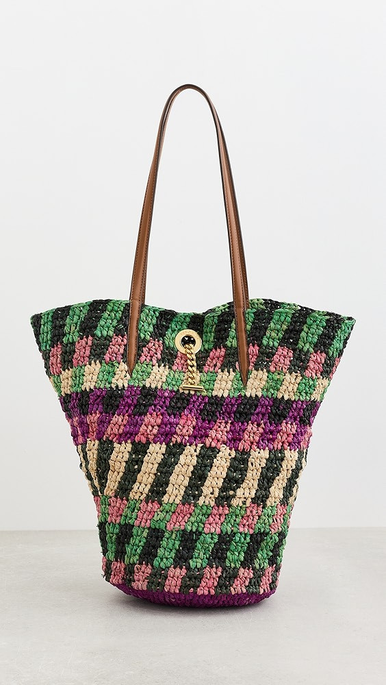 Striped Raffia Tote Bag | Shopbop