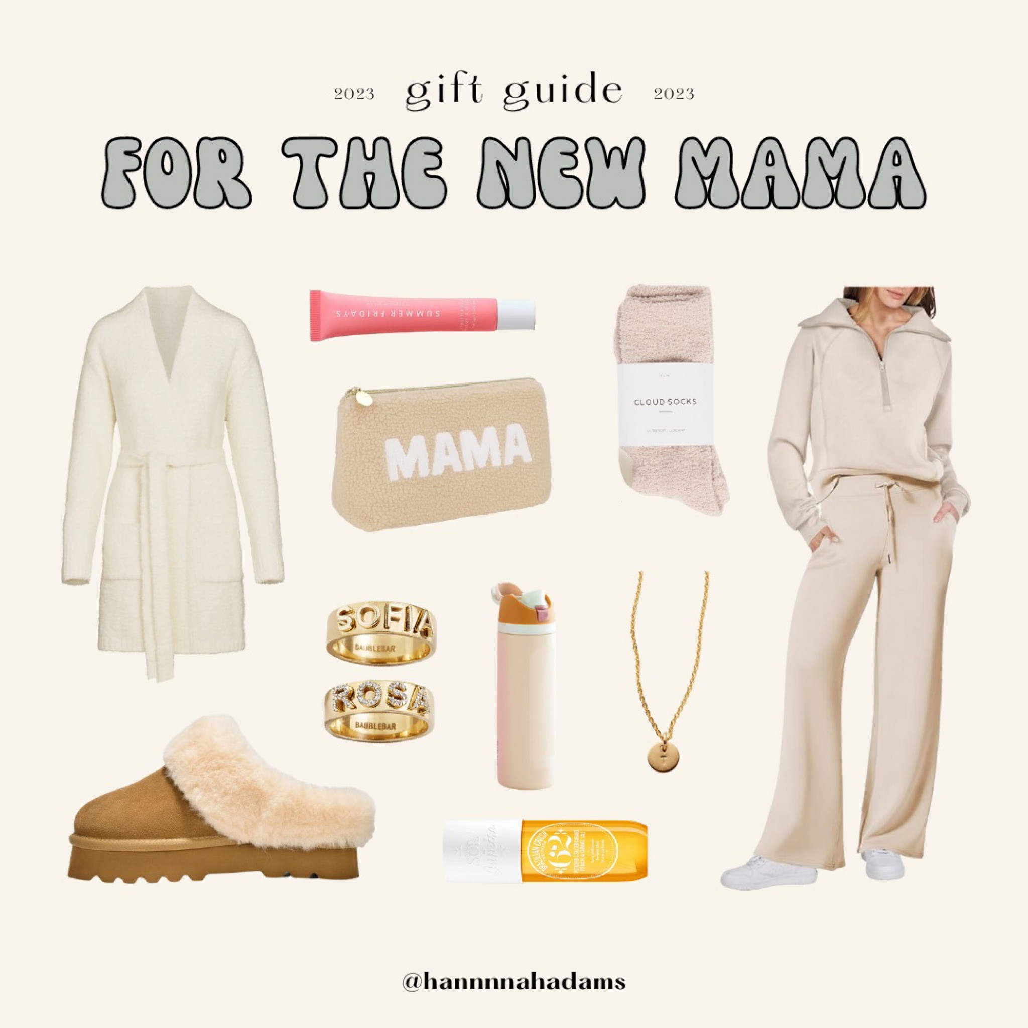 Gift Guide for the new mama! 

Christmas gifts, skims, Sweatset, summer Fridays, 

#LTKbaby #LTKHolidaySale #LTKGiftGuide