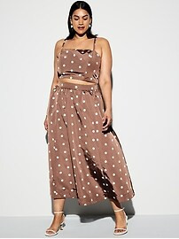 The Occasion by Old Navy High-Waisted Taffeta Midi Skirt | Old Navy | Old Navy (US)