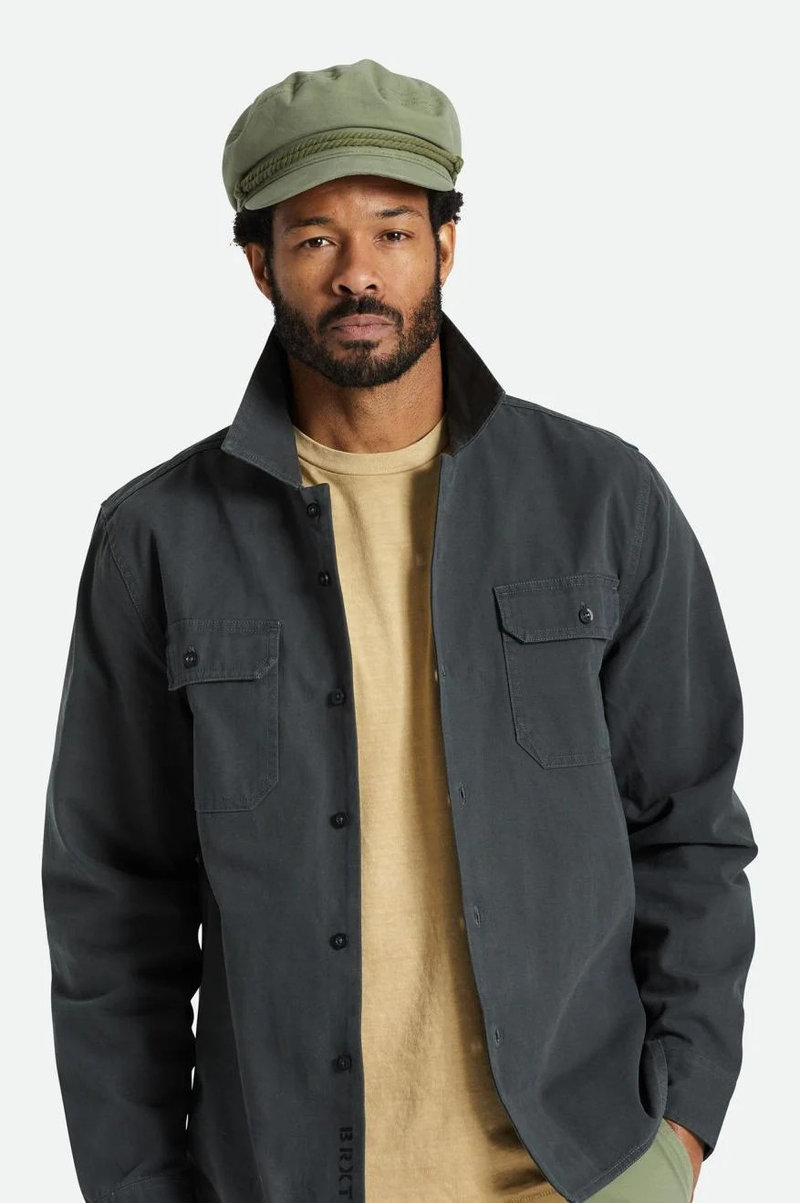 Fiddler Fisherman Cap - Olive Surplus | Brixton