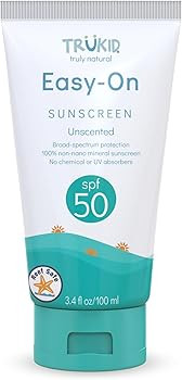 TruKid Easy On Mineral Sunscreen SPF 50 - Kids & Baby Sunscreen for Face & Body, Sunblock Protect... | Amazon (US)