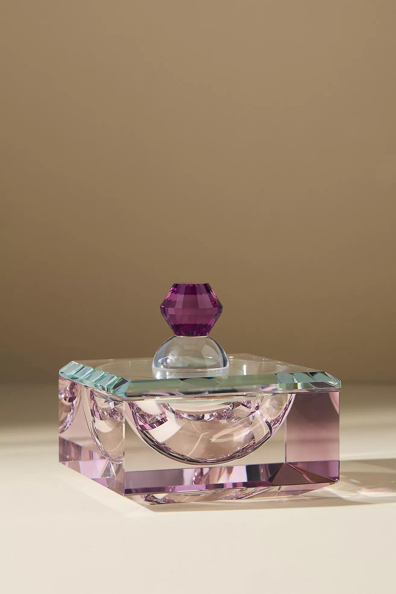 Cut Glass Lidded Trinket Box | Anthropologie (US)