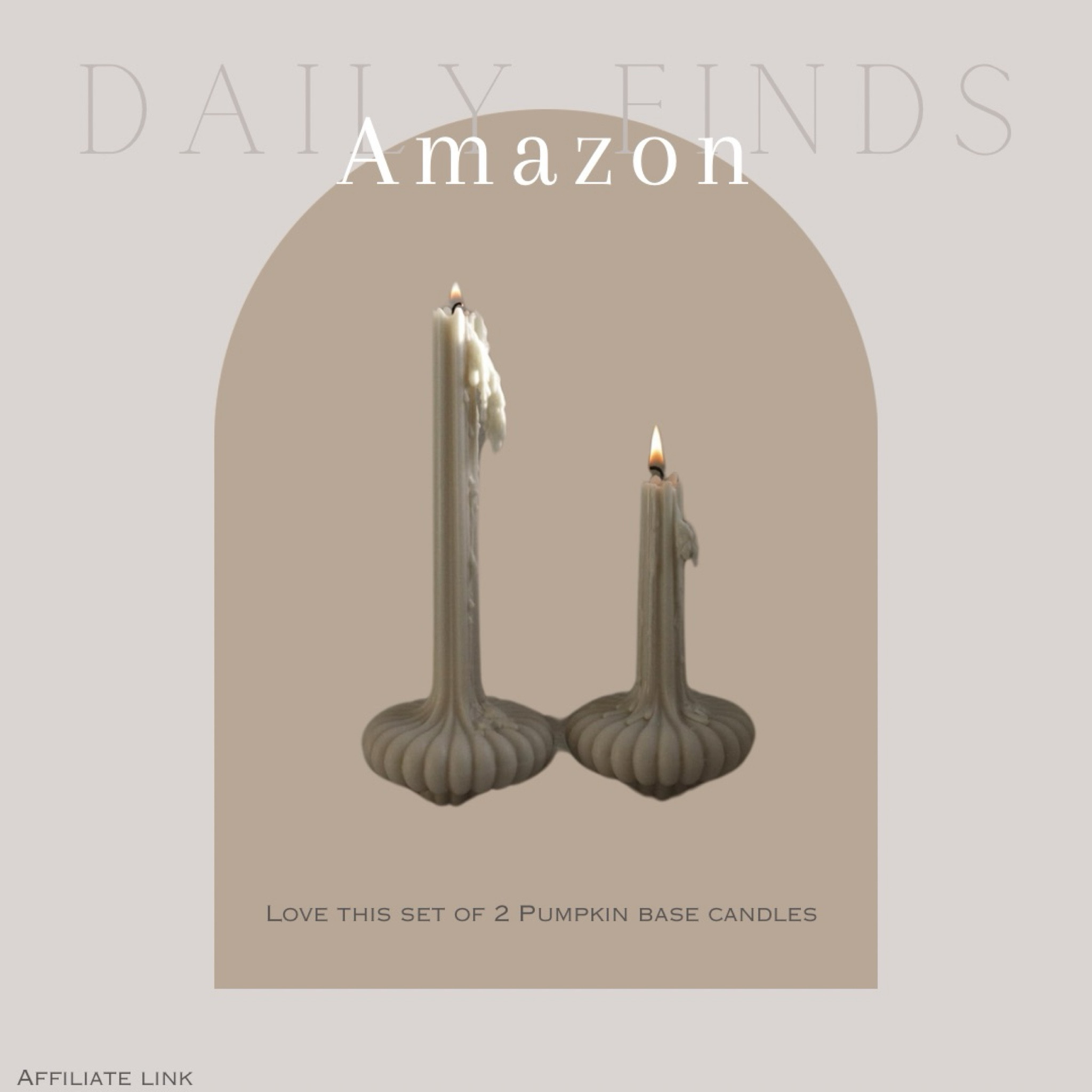 Pumpkin base candle - set of 2, candles, fall candles, home decor, neutral decor 


#amazon #amazonfinds 

#LTKHome #LTKSeasonal