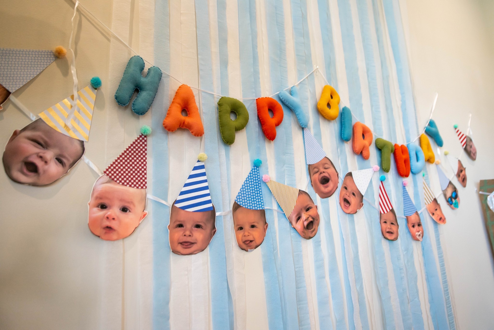 Whimsical happy birthday decor & baby face banner for first birthday party #firstbirthday #happybirthday

#LTKParties #LTKBaby #LTKKids