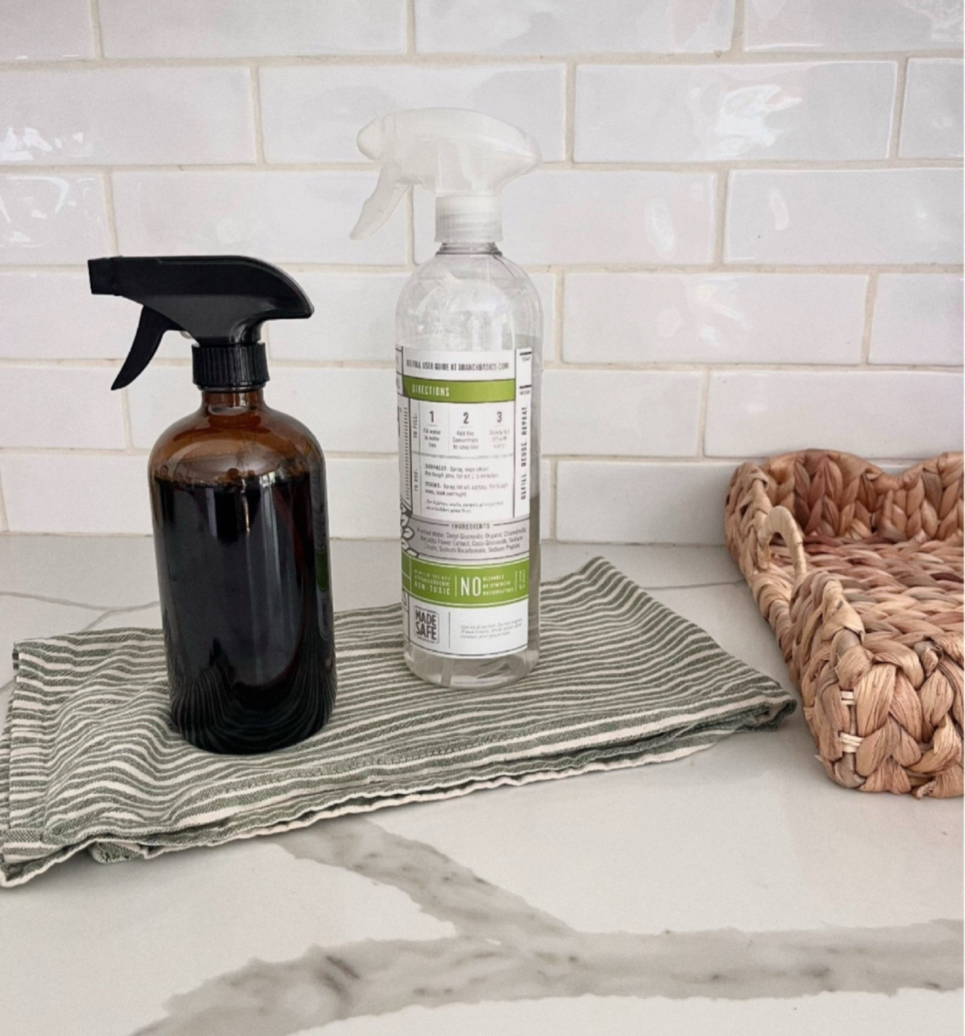 My go-to Lo-Tox cleaners that I can feel good about using! The dark bottle is a brand called Pure Sweep that is local to Athens, you can use my code Losweep for 10% off if you are a new customer! The can use my code Lochandler for 15% at Branch Basics! 

 #LTKHome