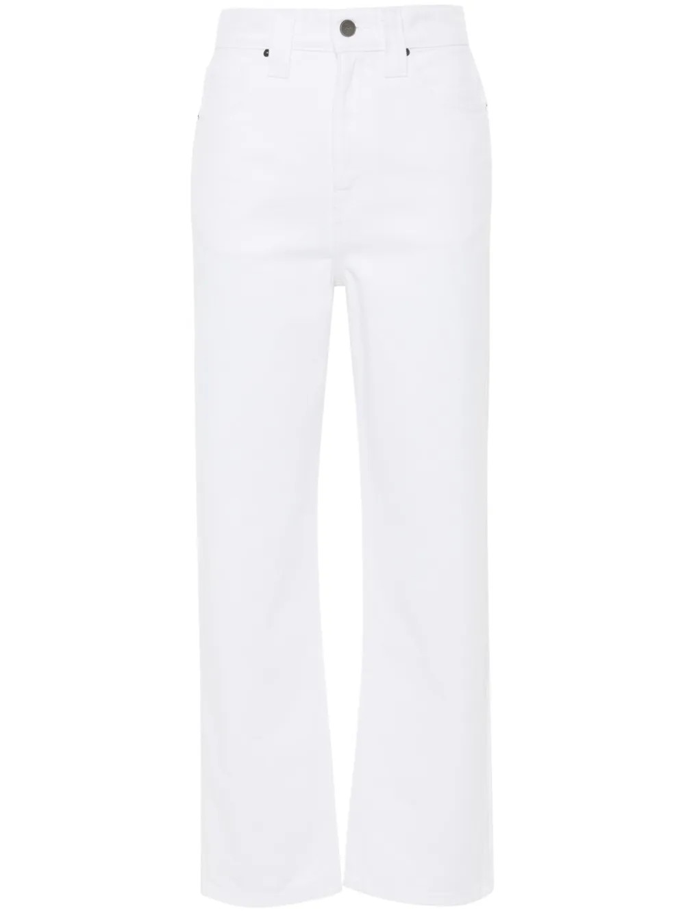 KHAITE Shalbi straight-leg Jeans | White | FARFETCH ME | Farfetch Global
