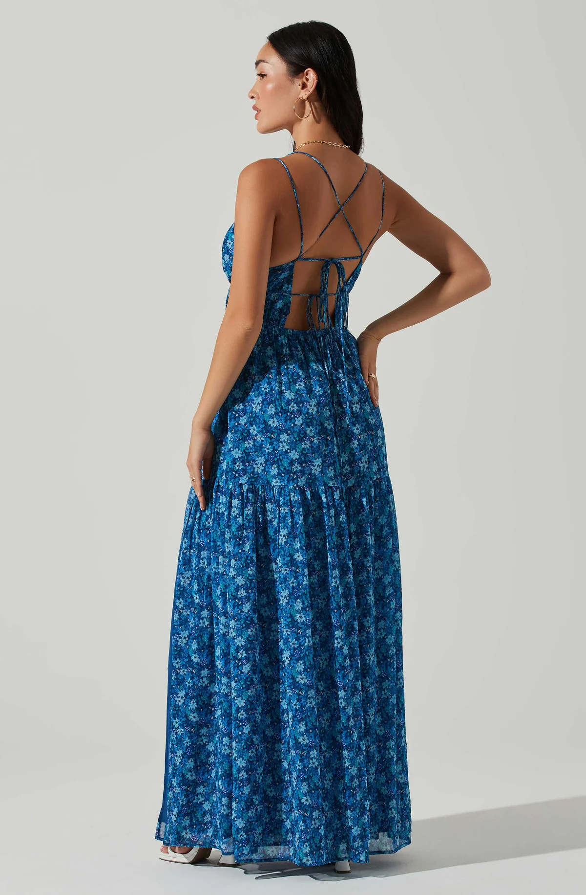 Ryliana Floral Tiered Maxi Dress | ASTR The Label (US)