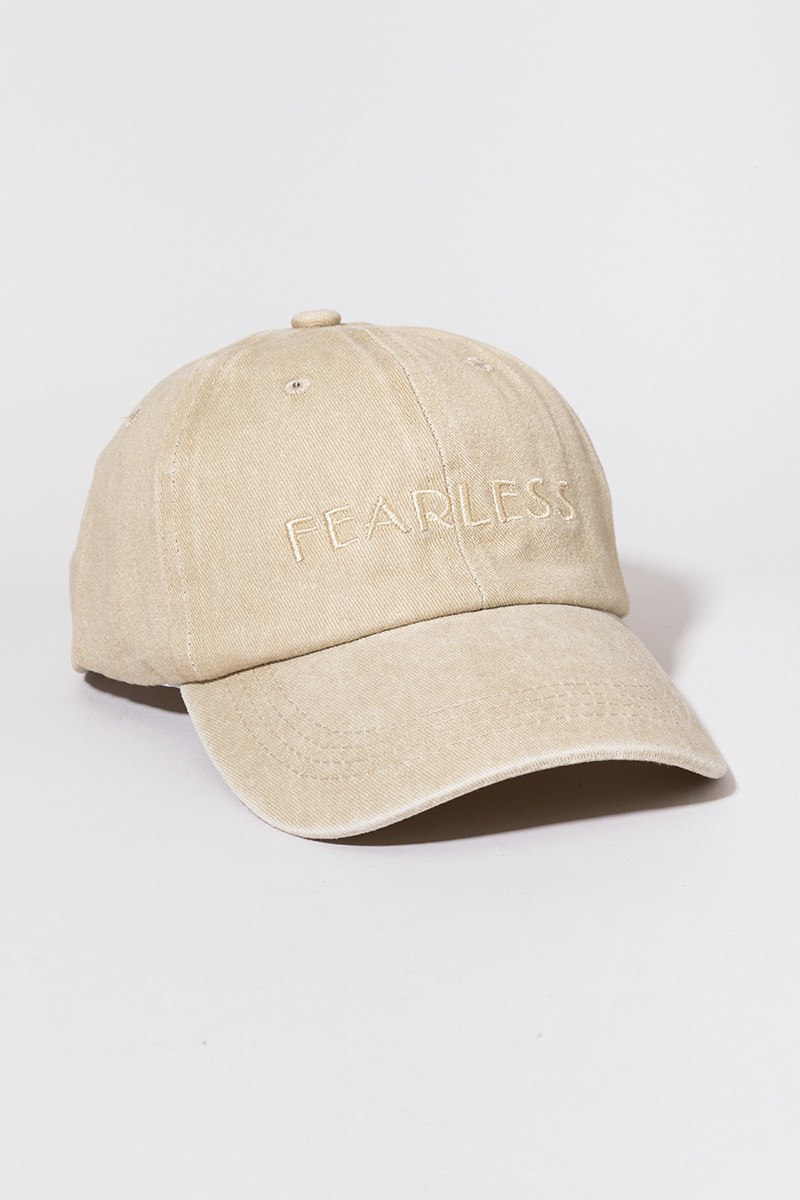 Natalie Fearless Baseball Hat | Francesca's