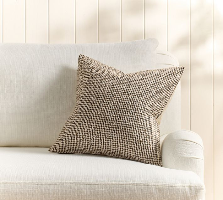 Bellmont Houndstooth Pillow Cover | Pottery Barn (US)