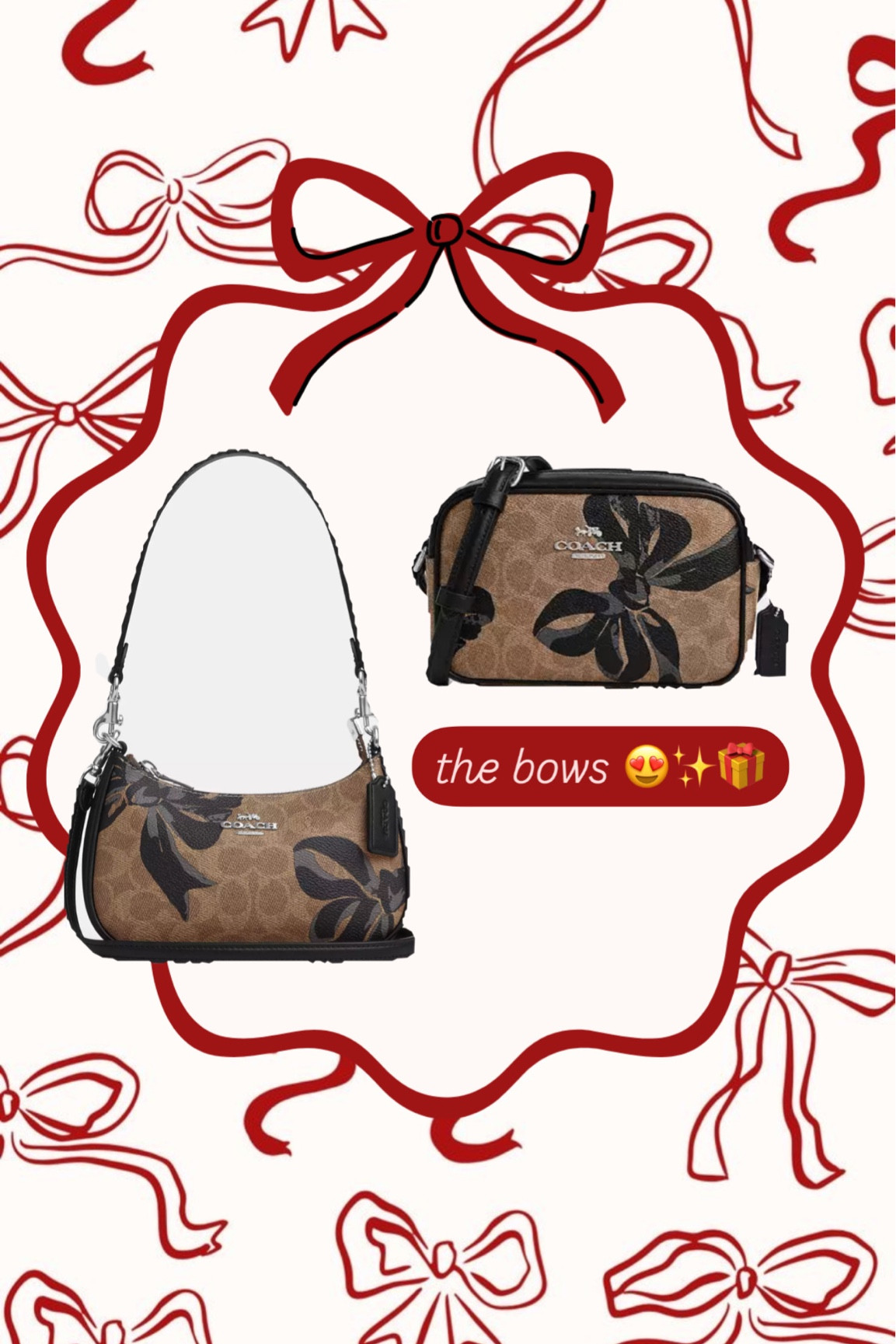 Perfect purses with bow detailing 

#LTKHoliday #LTKSeasonal #LTKGiftGuide