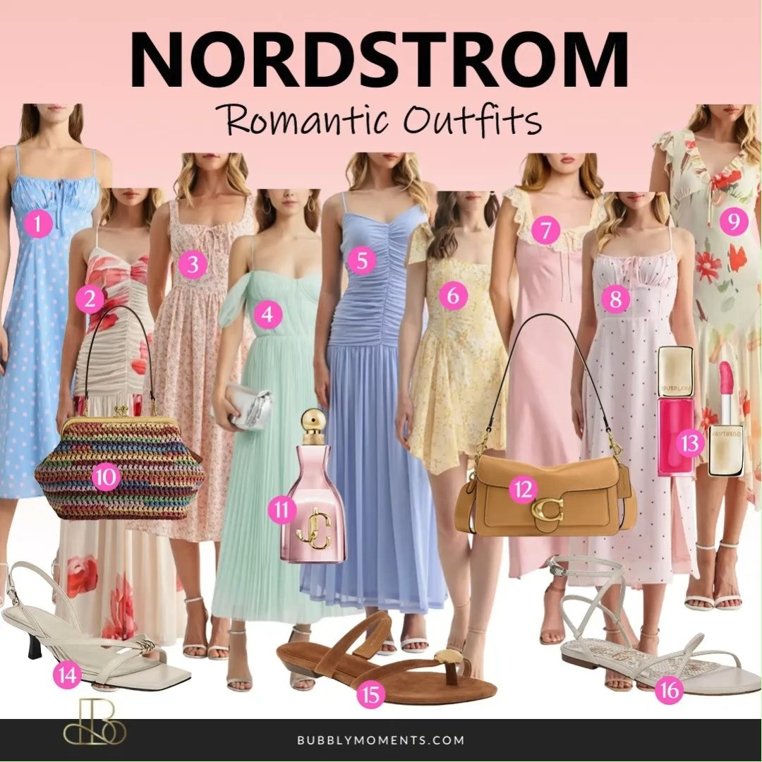 Step into your soft, romantic era with these effortlessly feminine outfit ideas that feel straight out of a daydream 💕 Think flowy dresses, delicate fabrics, lace details, and flattering silhouettes that move beautifully with you. Whether you’re dressing for a brunch date, a sunset stroll, or a special occasion, these looks are all about embracing elegance with a modern, wearable twist. Pair them with dainty accessories, soft curls, and neutral heels for that timeless, polished finish. These Nordstrom finds are perfect for creating outfits that feel light, graceful, and endlessly romantic. Save this for your next style inspo and tap to shop your favorite looks that will have you feeling confident, chic, and effortlessly pretty all season long ✨
#LTKootd #LTKStyle #LTKFinds #LTKFashion #RomanticStyle #FeminineFashion #SoftGirlStyle #DateNightOutfit #SpringOutfits #SummerStyle #NordstromFinds #OutfitInspo #StyleInspo #ChicStyle #ElegantLooks #WomensFashion #OOTDInspo #FloralDress #LaceDetails #NeutralStyle #ClassicStyle #TrendingNow #FashionFinds #StyleGoals #ModernFeminine #PrettyOutfits 

 