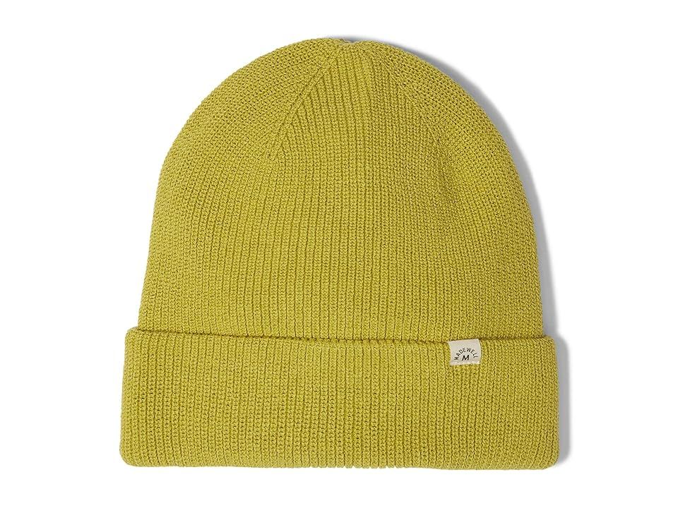Madewell (Re)sourced Cuffed Beanie (Gilded Chartreuse) Beanies | Zappos