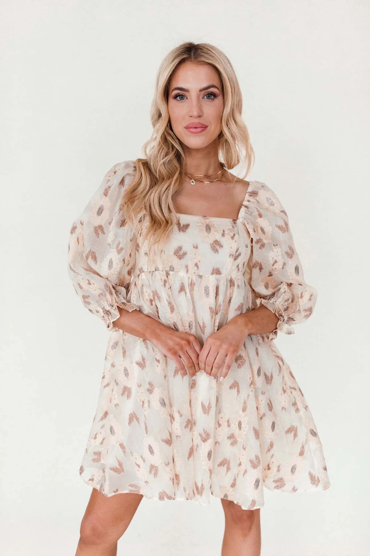 Lindsay Floral Babydoll Dress | The Post