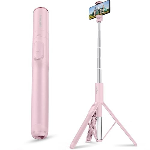 Sensyne 60" Phone Tripod, Lightweight All in One Selfie Stick Integrated with Wireless Remote Compatible with All Cell Phones for Selfie/Video Recording/Photo/Live Stream/Vlog | Amazon (US)