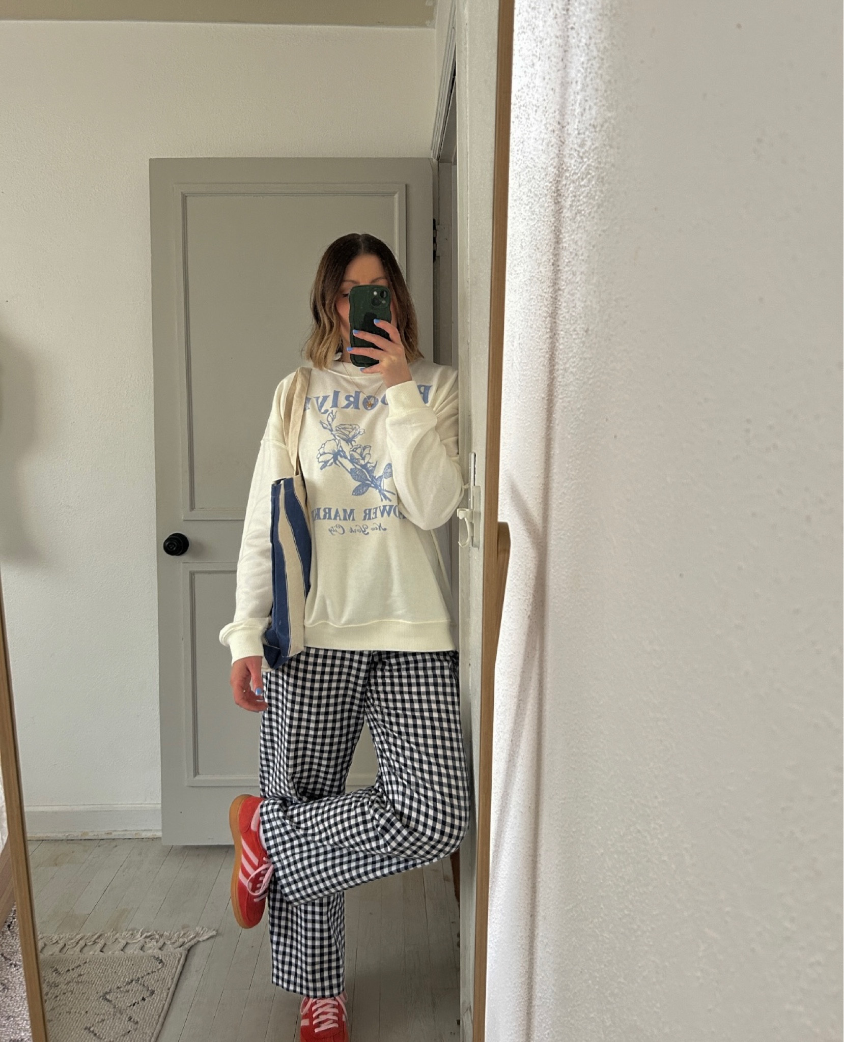 The pants are Gap Factory pajama pants, and they run big. I could have gotten a small! Shoes are Red Adidas Spezials I got from StockX so I shared similar ones in stock! 

#LTKsalealert #LTKstyletip #LTKfindsunder50