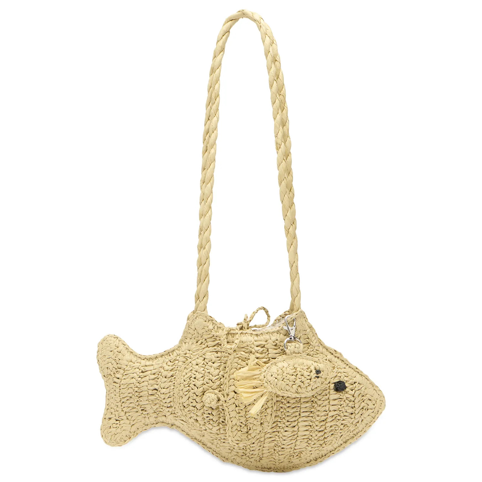 Damson Madder Raffia Fish BagNatural | END. Clothing
