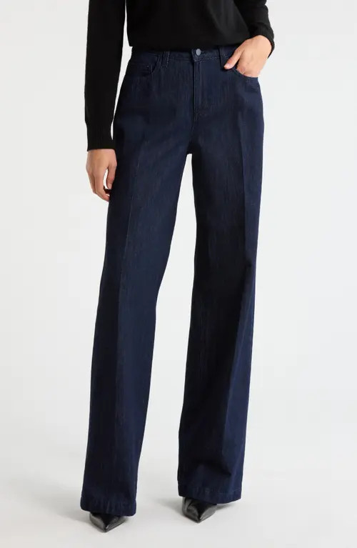 L'AGENCE Clayton High Waist Wide Leg Jeans in Ardmore at Nordstrom, Size 24 | Nordstrom