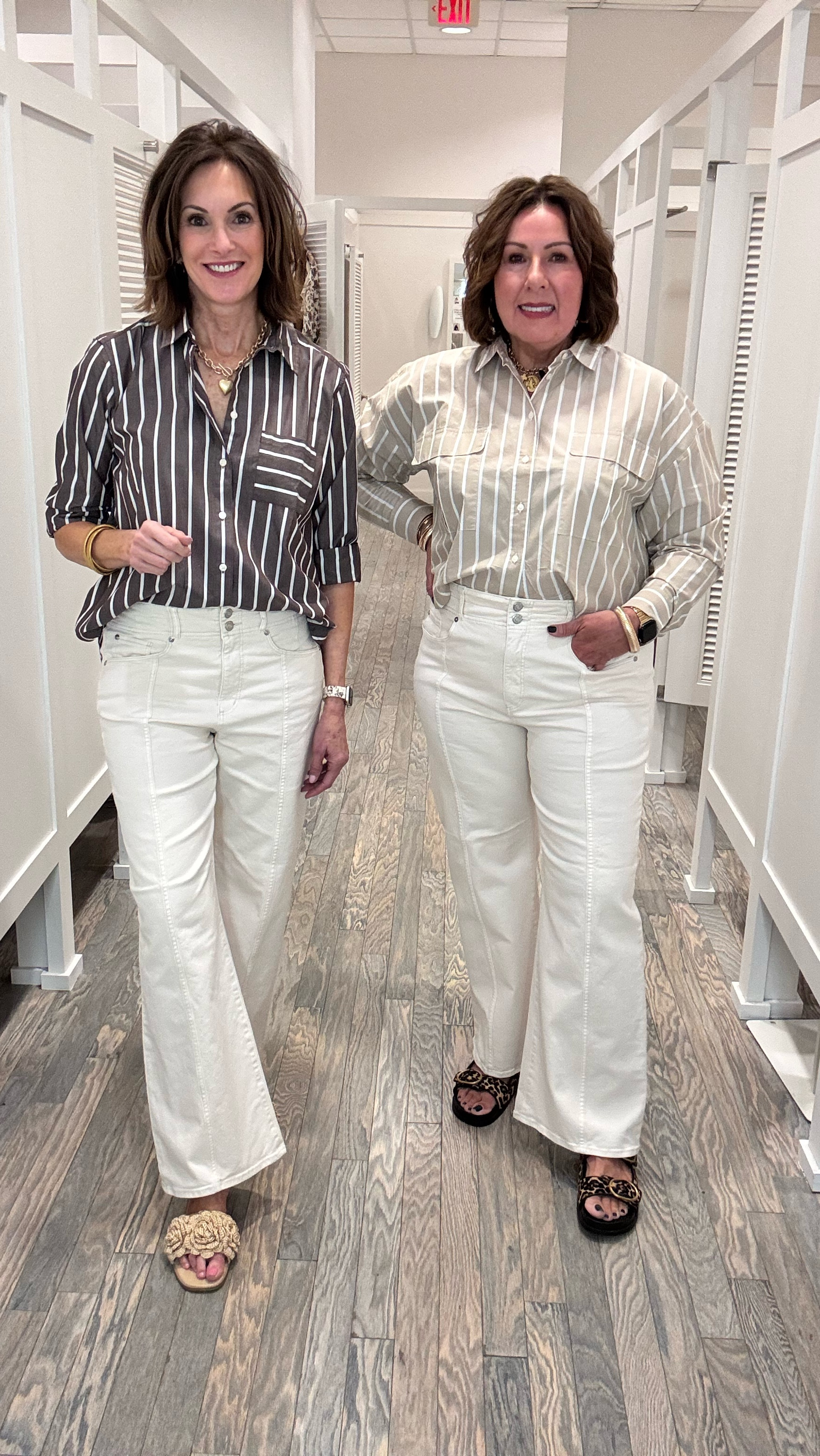 Striped shirts - L & XL
Jeans - 28/6  & 32/14

Spring casual 
Teacher style 
Weekend style

#LTKFindsUnder100 #LTKStyleTip #LTKWatchNow