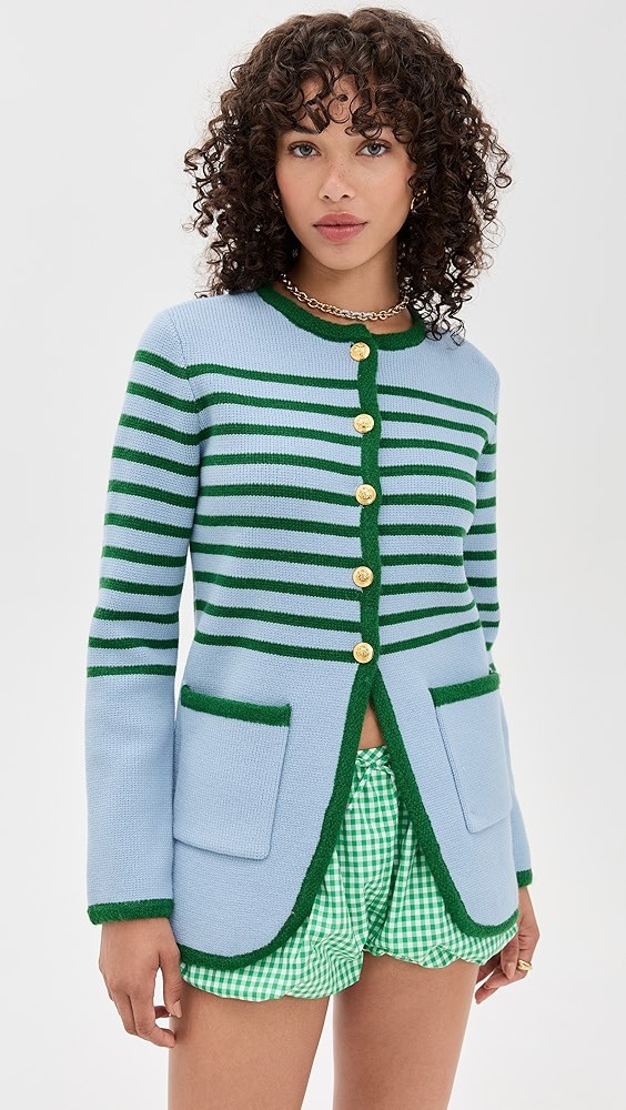 Knit Striped Sweater Cardigan | Shopbop