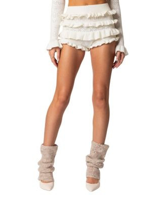 Lindsay Ruffle Knit Shorts | Bloomingdale's (AU)