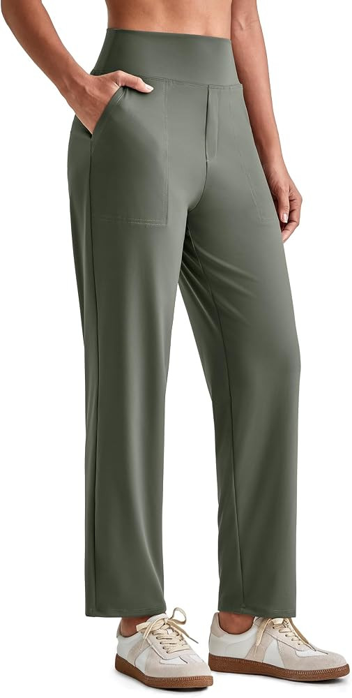 G4Free ShiftReady Womens Ankle Dress Yoga Pants with Pockets Stretchy Business Casual Slacks Work... | Amazon (US)