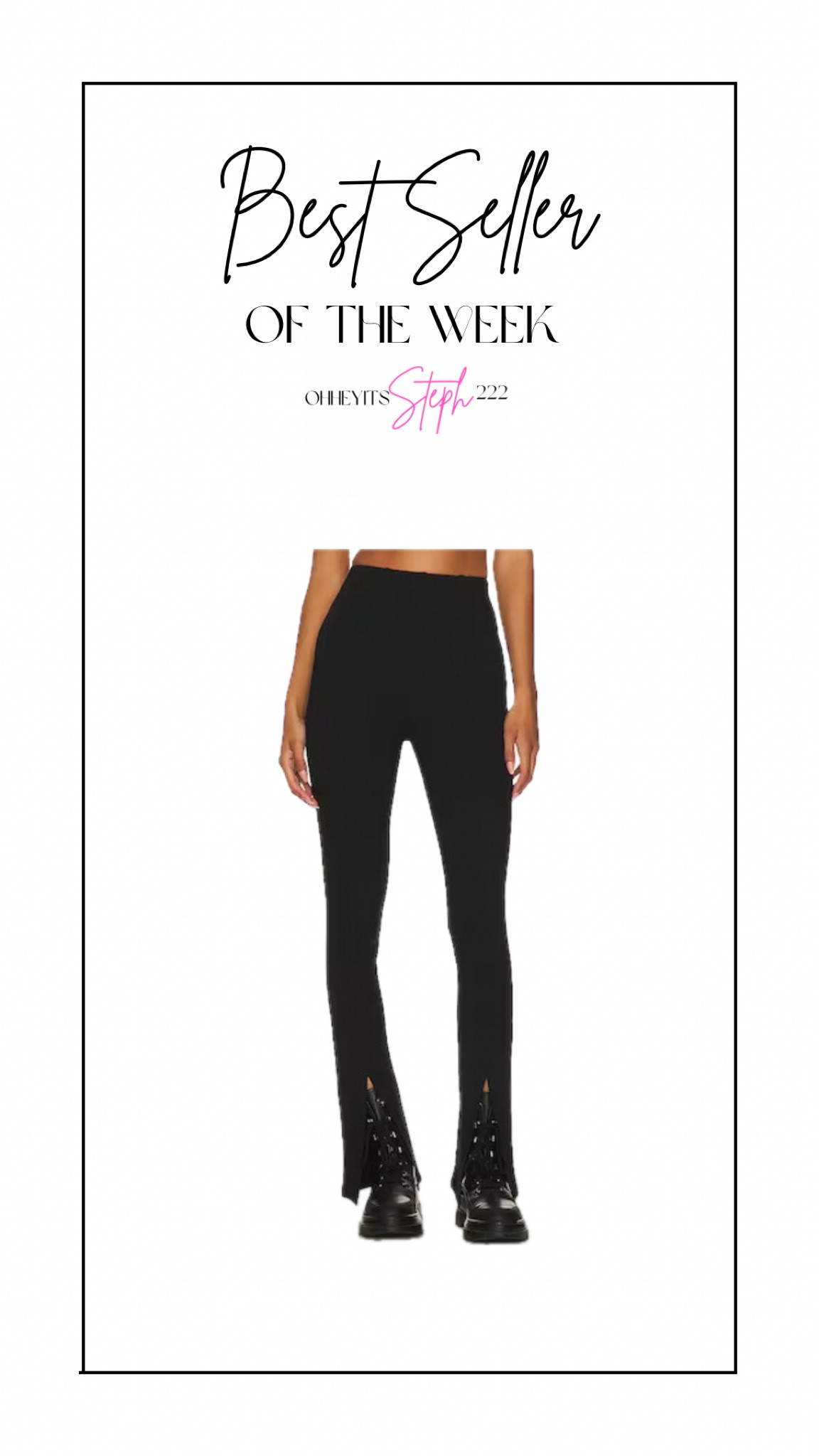 Best seller of the week 

Montrose Split Hem Pant in Black Revolve Clothing • Lovers and Friends

#LTKstyletip #LTKfindsunder100 #LTKsalealert