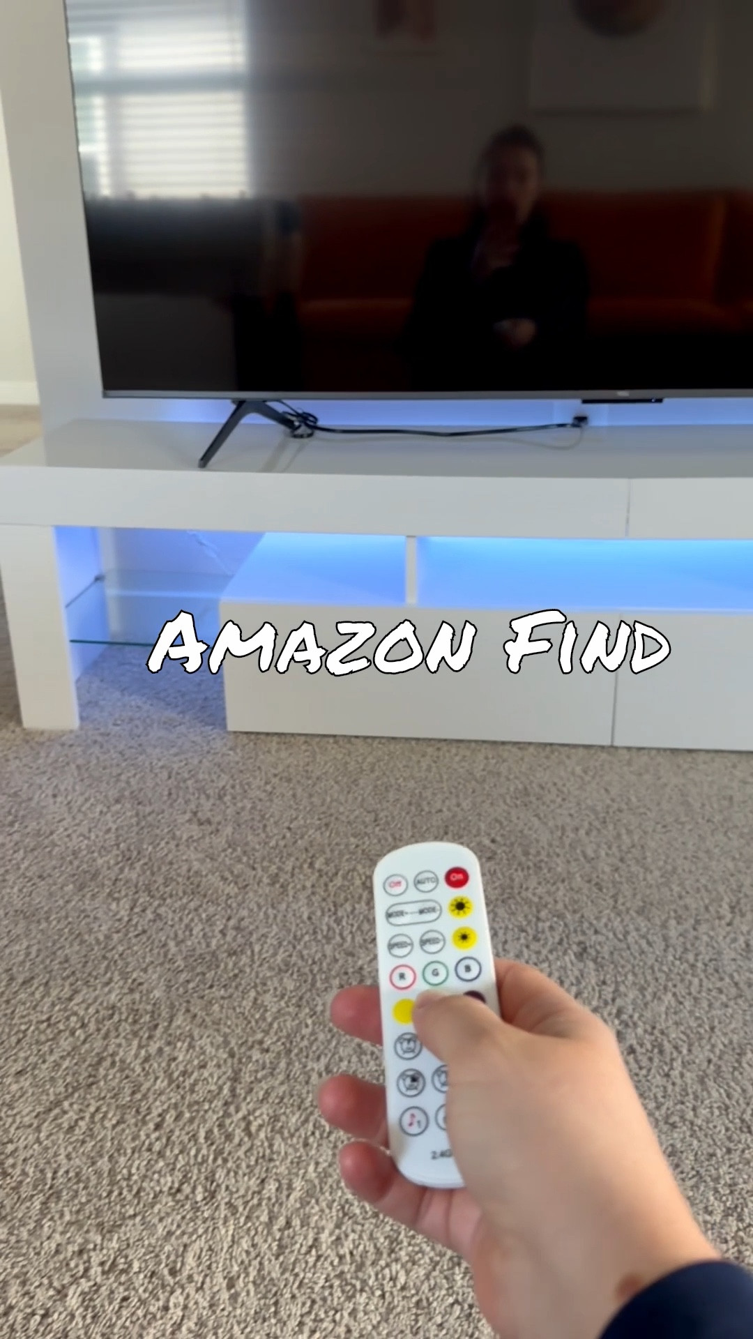 Modern, sleek, and the LED lighting makes SUCH a difference! This high-gloss TV stand instantly upgraded our living room and fits up to a 70" TV. Tons of storage too for remotes, consoles & clutter 👀

#LTKhome #LTKfinds #LTKunder200 #livingroomdecor #tvstand #homedecorstyle #modernhome #ledlighting #decorfinds #homefavorites #entertainmentcenter #interiorstyling #amazonfinds #amazonhome #whitefurniture

#LTKSaleAlert #LTKHome