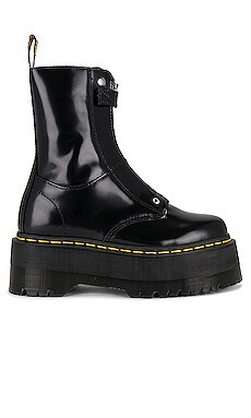 Dr. Martens Jetta Hi Max Boot in Black Buttero from Revolve.com | Revolve Clothing (Global)