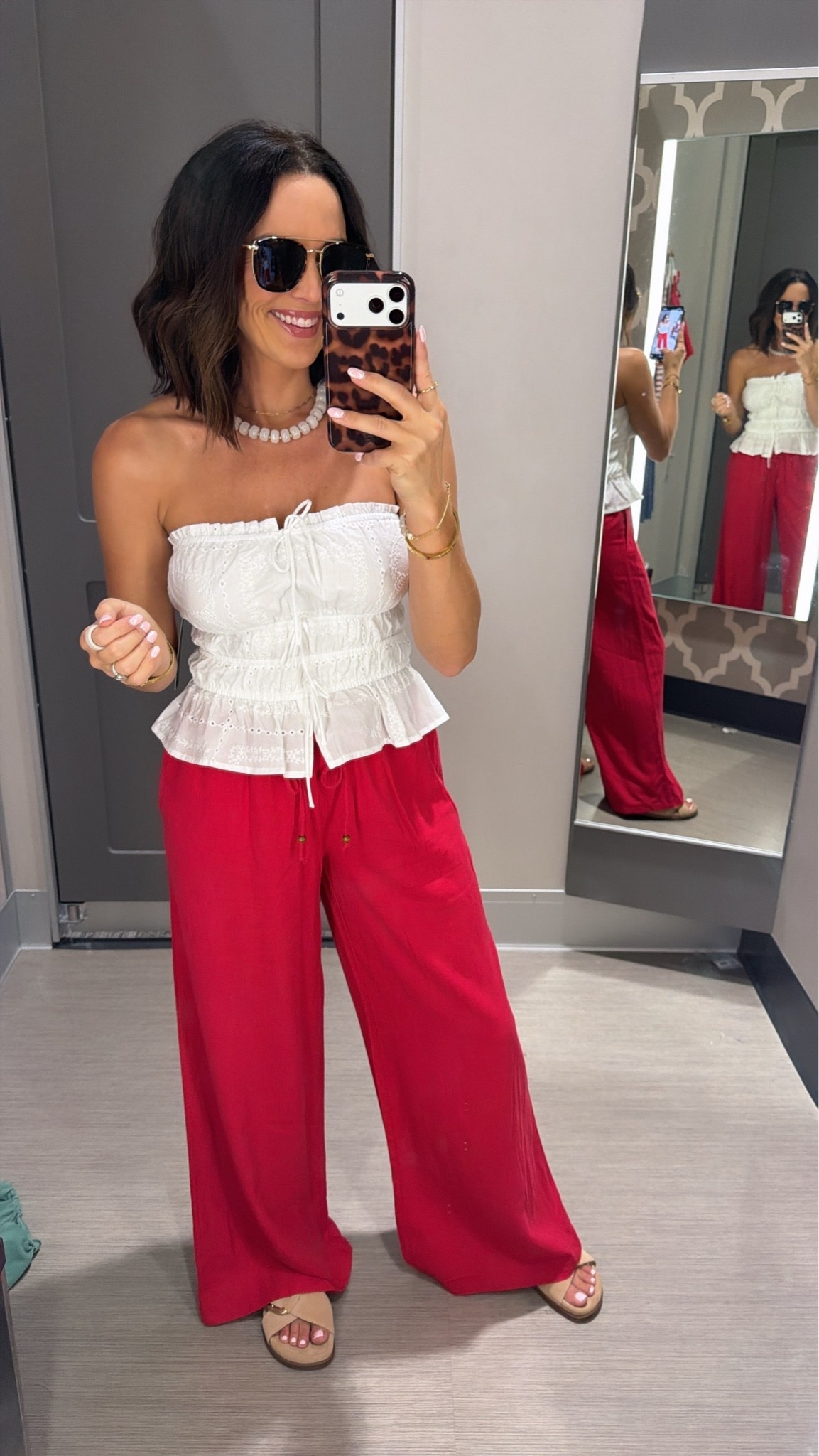 This outfit is giving vacation dinner in the best way ❤️ The bright pants make such a statement, and the white top balances everything out perfectly. It’s one of those looks that feels trendy and elevated but is still super comfortable and easy to wear.

OUTFIT DETAILS:
Top: Target
Pants: Target
Sandals: Belk

Size XS, 5’3 for reference

#LTKStyle #LTKFinds #TargetStyle #TargetFashion #VacationStyle #SummerOutfit #ResortWear #AffordableFashion #OOTD #LTKUnder50