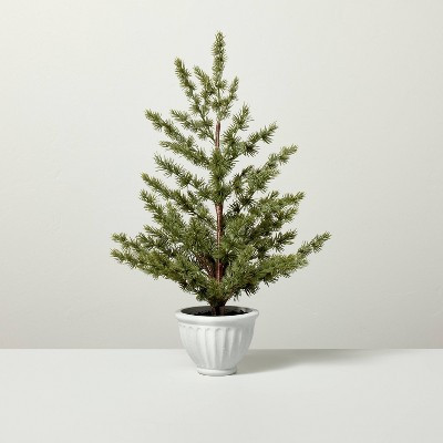 Faux Spruce Tree in Fluted Pot - Hearth & Hand™ with Magnolia | Target