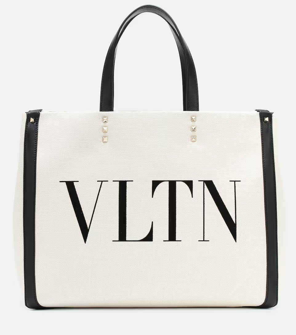 Valentino Garavani Grande Plage Medium VLTN canvas tote | Mytheresa (US/CA)