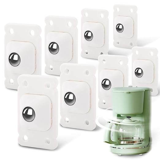 Self Adhesive Caster Wheels, Anerpoey 360 Degree Adhesive Ball Casters, Appliance Wheels, Low Pro... | Amazon (US)