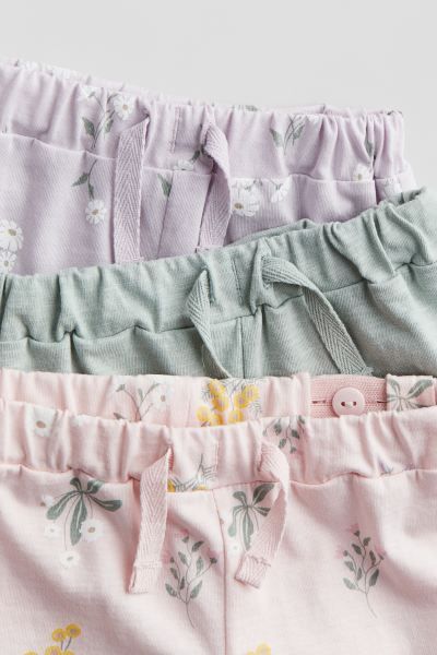 3-pack Ruffle-trimmed Jersey Shorts | H&M (US + CA)