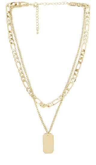 Layered Necklace in Gold | Revolve Clothing (Global)