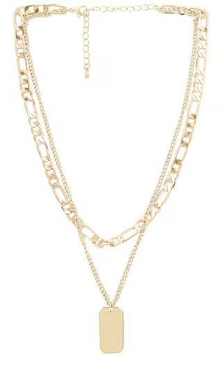 Layered Necklace in Gold | Revolve Clothing (Global)