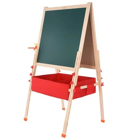 Oxodoi Kids Drawing Board Art Easel Magnetic Erase Board and Chalkboard Double Sided, Adjustable Art | Walmart (US)