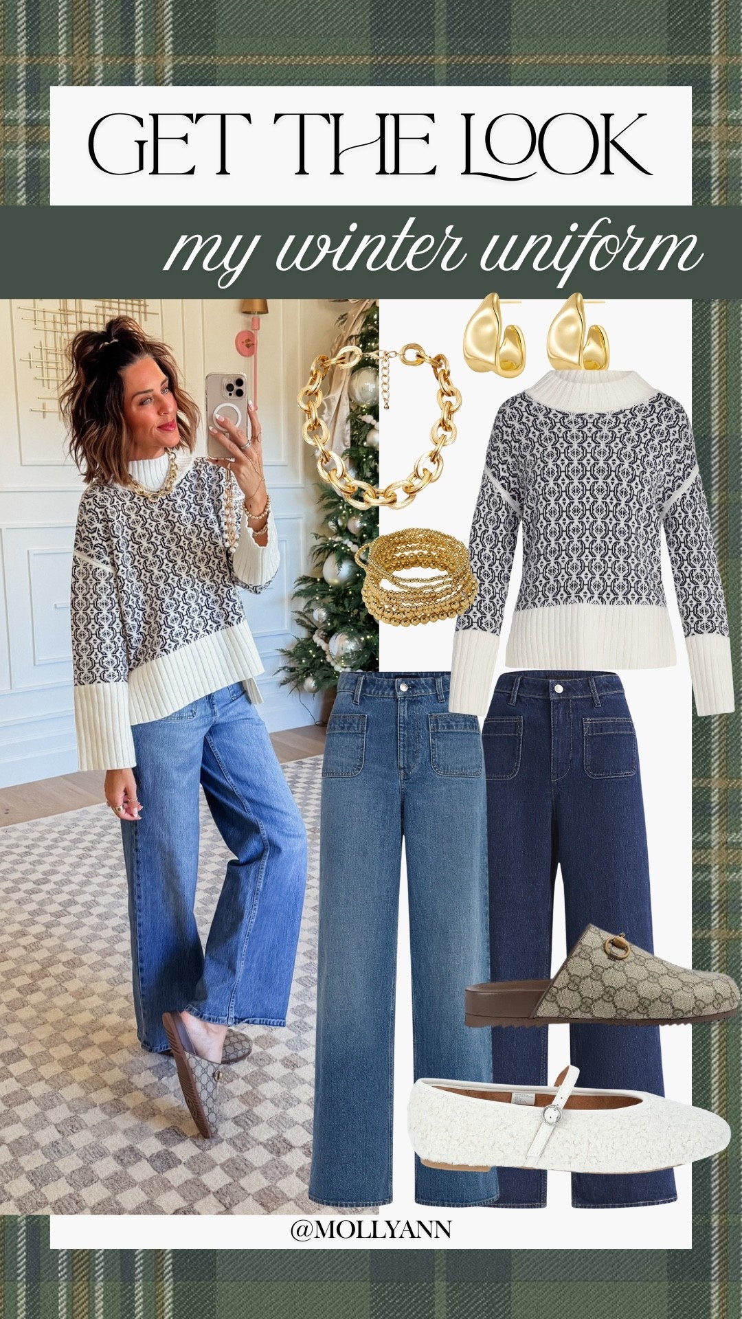 My winter uniform and favorite sweater

#LTKootd #LTKSeasonal #LTKHoliday