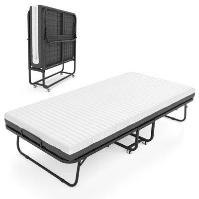 Sharpley 46"W/38''W/31"W Folding Bed with 5''H Mattress Included | Wayfair North America