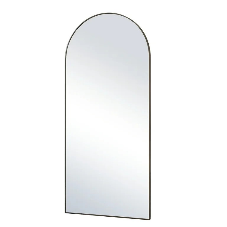 Anyrose 71"x30" Arched Full Length Dressing Mirror Floor Standing Mirror Wall Mounted, Black - Wa... | Walmart (US)