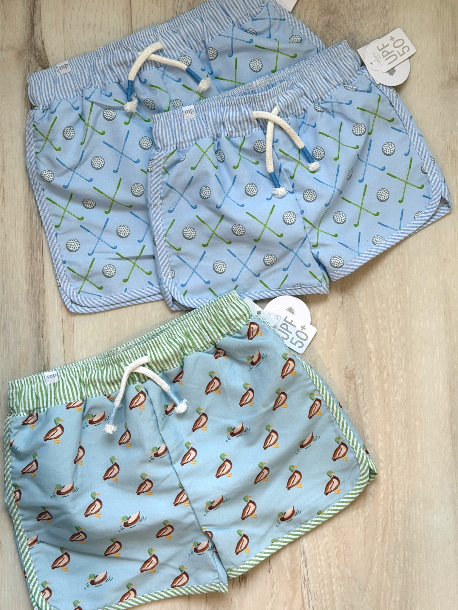 CUTEST boys swim trunks EVER 🩵⛳️🦆  discount code: RYAN15 

kids • swim • boy’s • baby • boy mom • mud pie • smocked • southern • seersucker

#LTKBaby #LTKSwim #LTKKids
