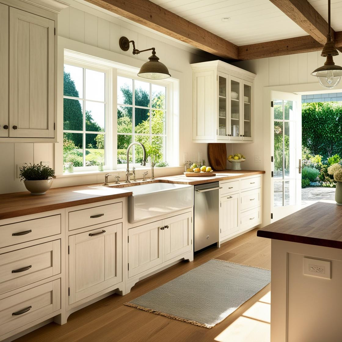 Who’s ready for warm weather and open windows?
We love this kitchen and all of the fresh air pouring in from outside! What a great open concept to be able to enjoy the outside and inside all in one!☀️ 

 #LTKSeasonal #LTKHome #LTKStyleTip