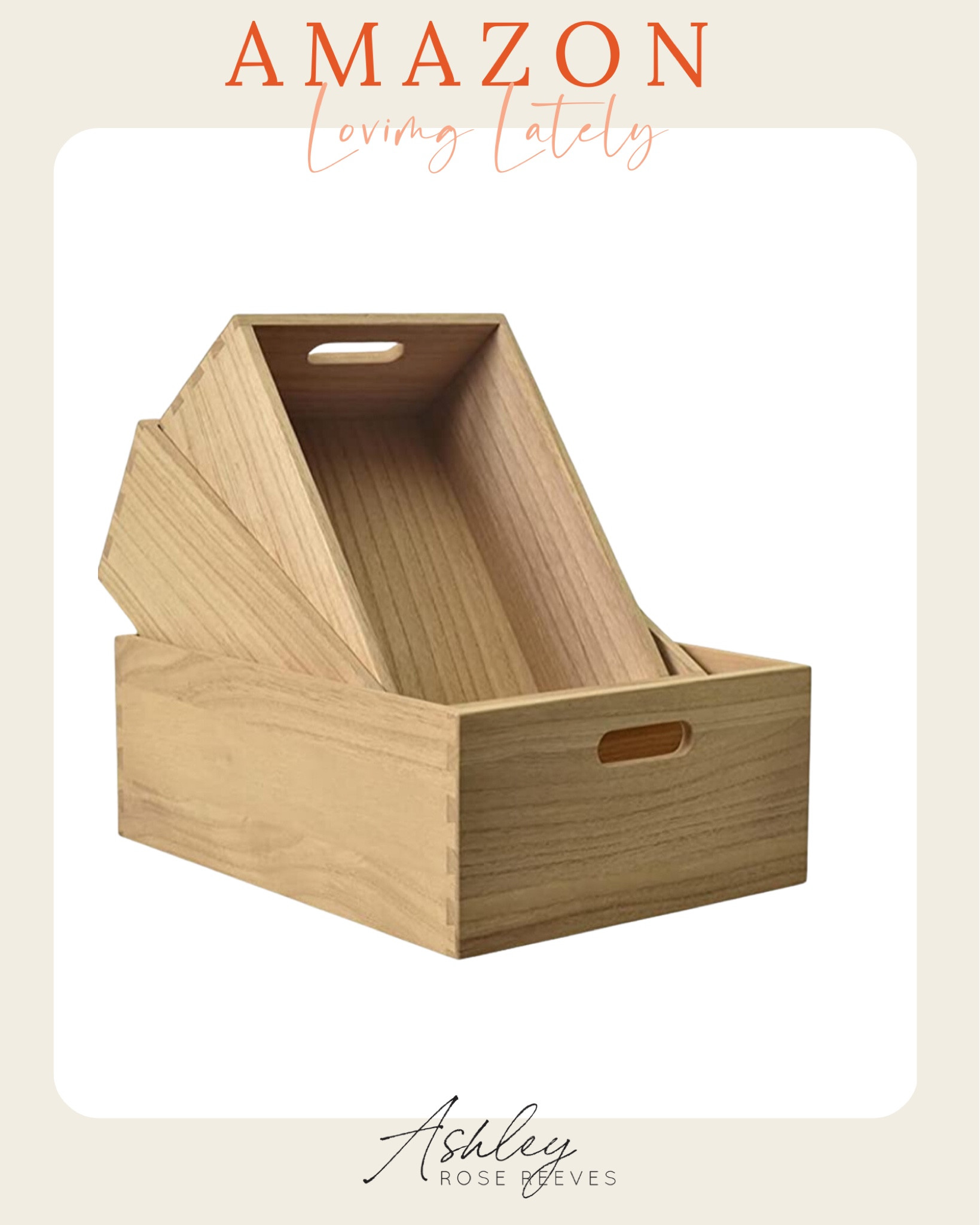 Loving Lately from Amazon 
Wooden storage boxes 

#LTKfamily #LTKhome #LTKunder50