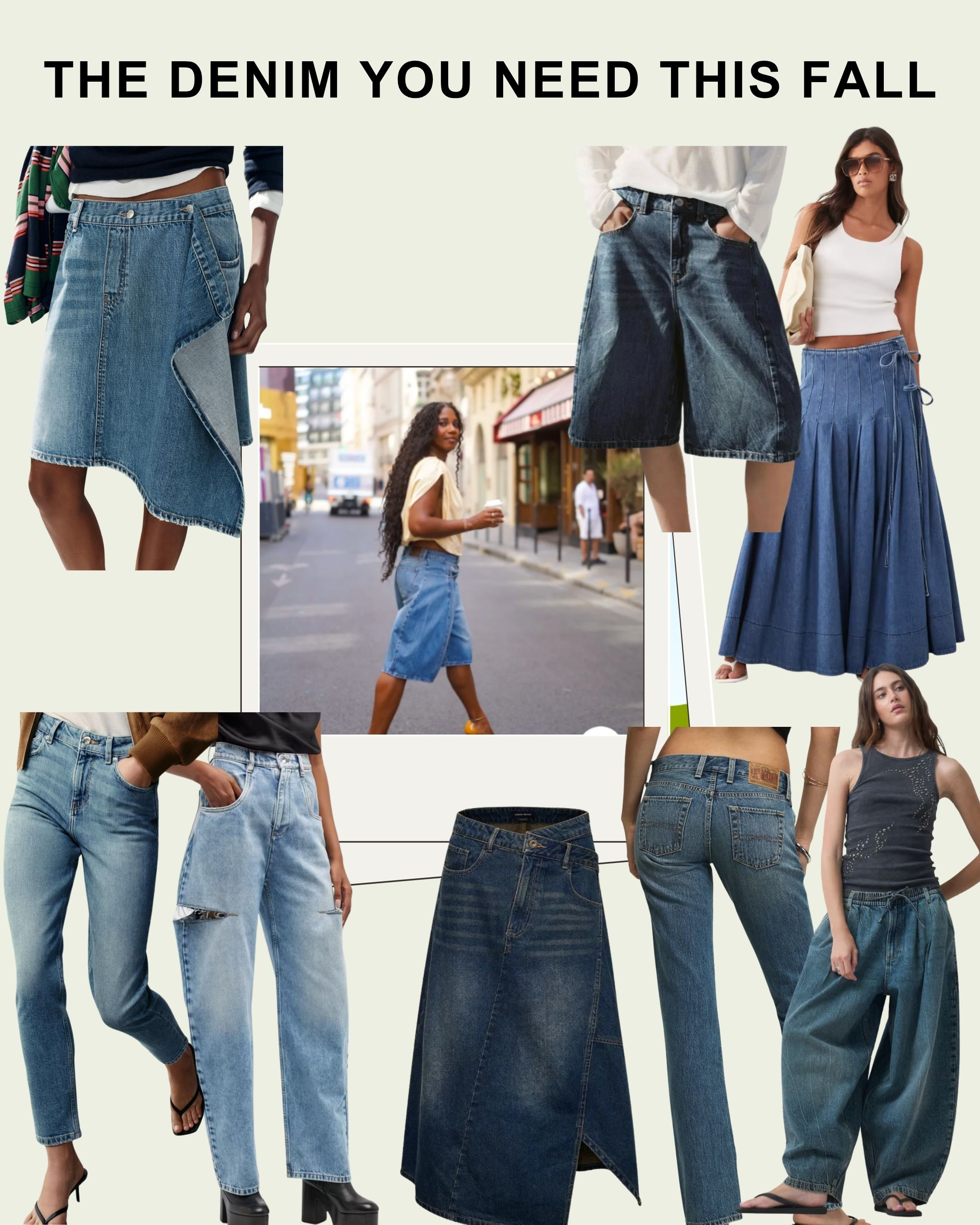 The Denim you need this fall 

 