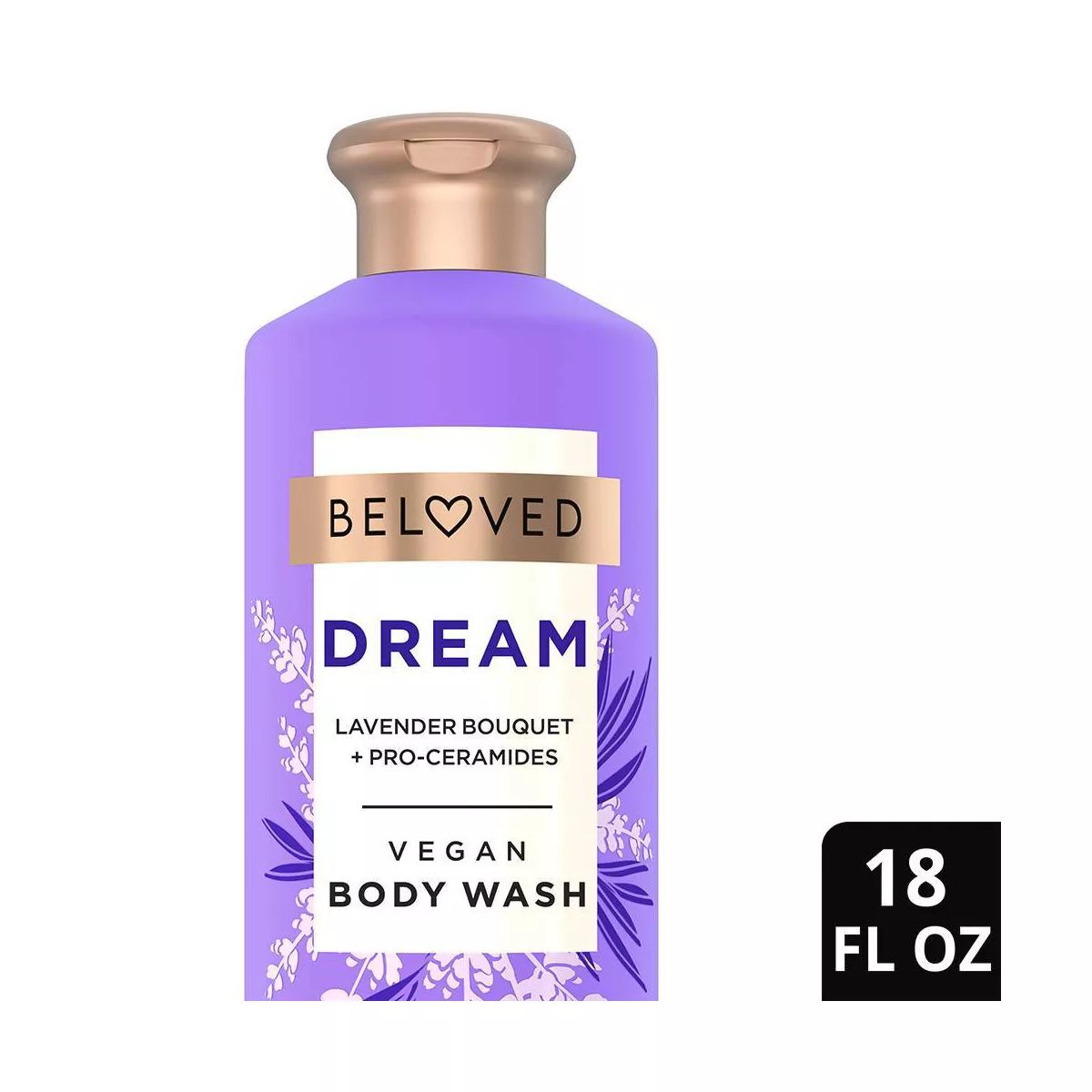 Beloved Dream Vegan Body Wash with Lavender Bouquet & Pro-Ceramides - 18 fl oz | Target