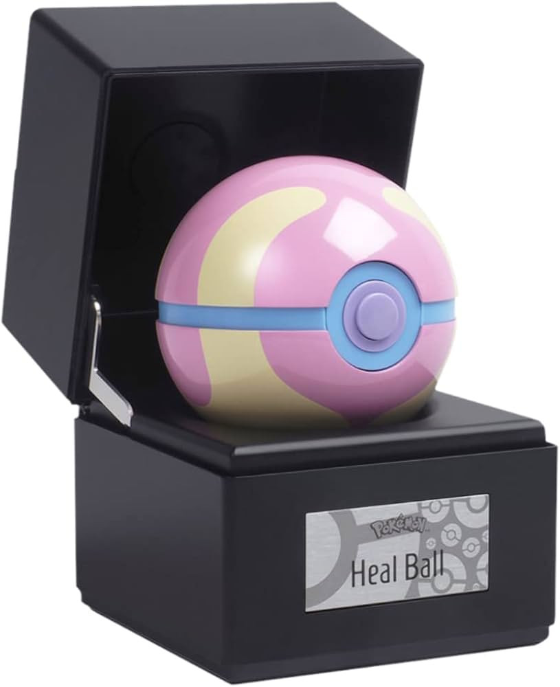 The Wand Company Heal Ball Authentic Replica - Realistic, Electronic, Die-Cast Poke Ball with Bal... | Amazon (US)
